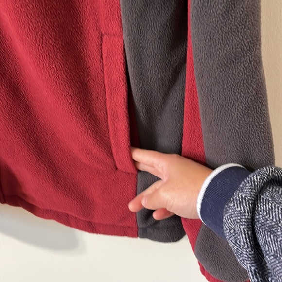 NFL Men's Washington Commanders Burgundy Dark Grey Full Zip Hooded Sweatshirt L - Picture 3 of 10